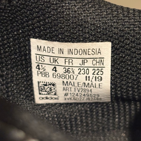 Adidas Goletto VII FG Junior Soccer Cleats FV2894 - Black Blue Youth Size 4.5 Y - Picture 8 of 10